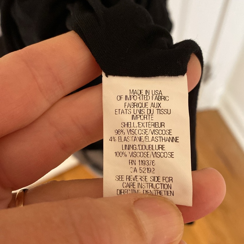Helmut Lang Black and Cream Maxi Dress Large - Picture 4 of 6